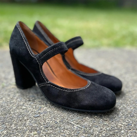 Geox Mary janes kitten heels  Sz 38 - Picture 8 of 10